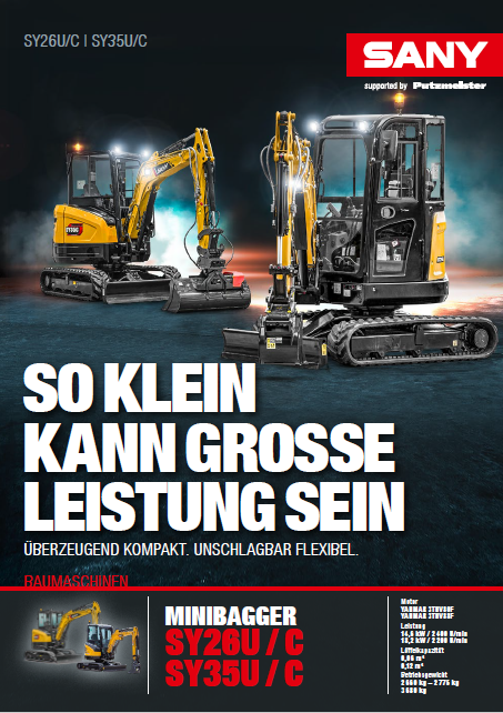 Broschüre SANY SY26/35 - DE