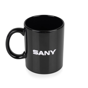 Santos 330 ml ceramic mug - BLACK